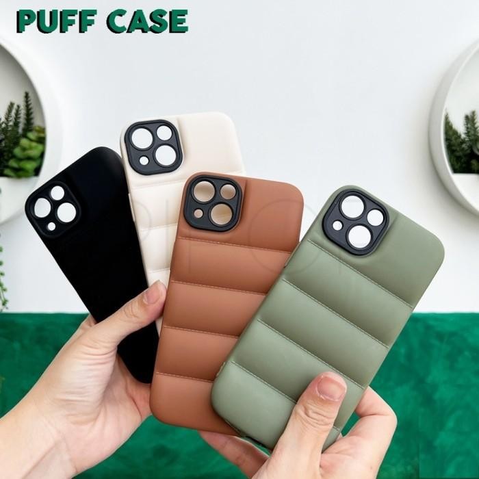 PUFF CASE IPHONE 7 8 PLUS X XS XR XS MAX 11 11 PRO 11 PRO MAX - PUFF CREAM, IPHONE 11 PRO - PUFF BLA