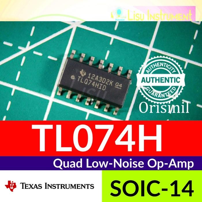 TL074H Quad Low-Noise Op-Amp TL074HID TL074 SOIC-14 Texas Instruments