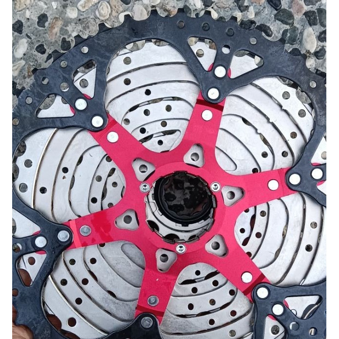 Sprocket Cassette Gear Gir Sunshine 10s 10 Speed 11-46T Wide Ratio 46T Untuk Sepeda MTB Gunung Lipat