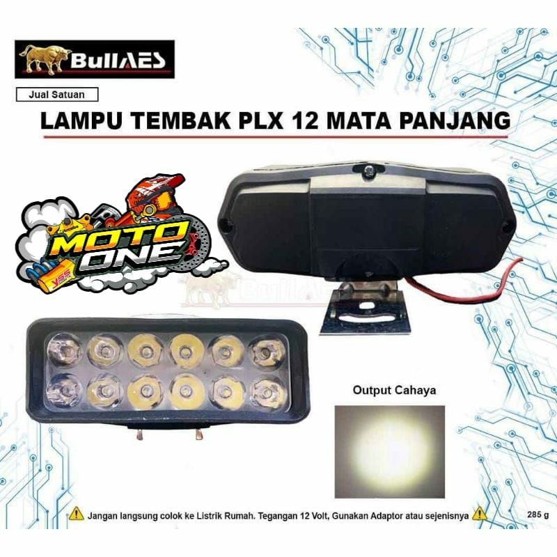 LAMPU TEMBAK BAR LAMPU TEMBAK SOROT 12MATA 12VOLT UNIVERSAL MOBIL MOTOR