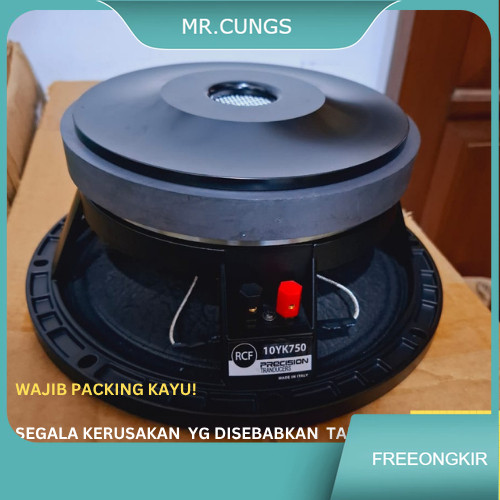 [ WAJIB PACKING KAYU ] SPEAKER RCF 10 INCH RCF 10/750YK 10 750YK 10750 YK // SPIKER KOMPONEN 10 IN W