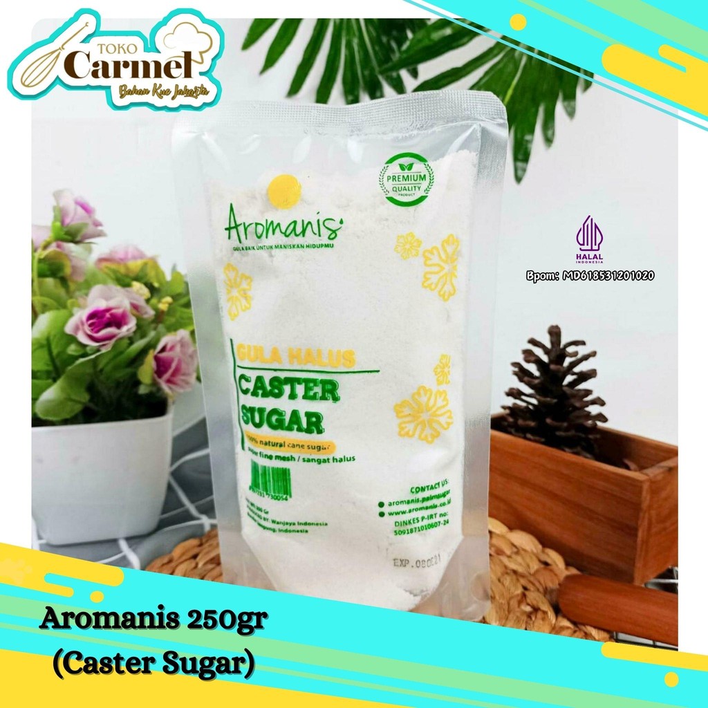 

Arumanis Caster Sugar 250gr - Gula Putih Halus / Gula kastor