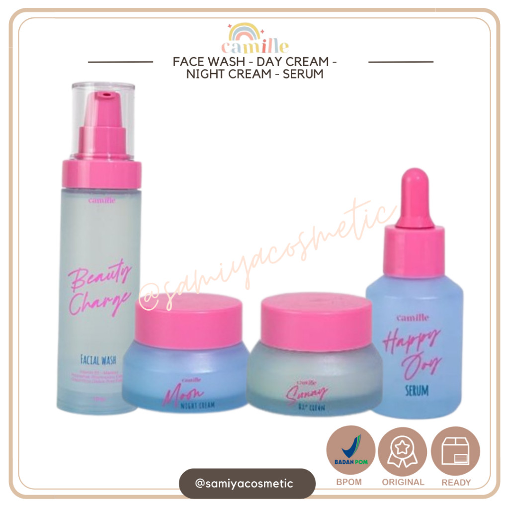 【Official Outlet】CAMILLE BEAUTY SKINCARE | BEAUTY CHARGE FACIAL WASH ME WITH YOU TONER SAY GLOWRY MO