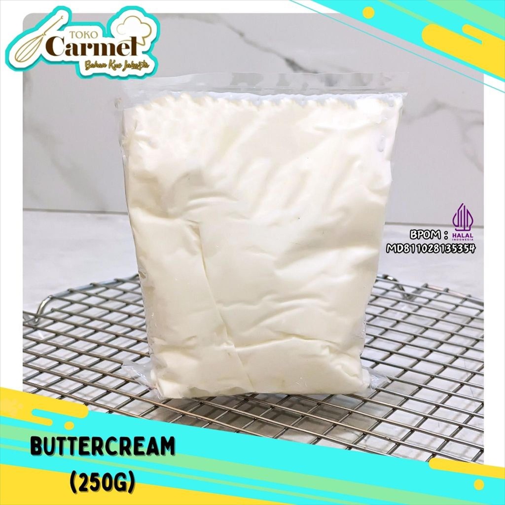 

Butter Cream 250gr Siap Pakai - HALAL (Tanpa Rum)