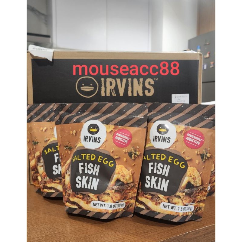 

New IRVINS SALTED EGG FISH SKIN 50g HALALPremium