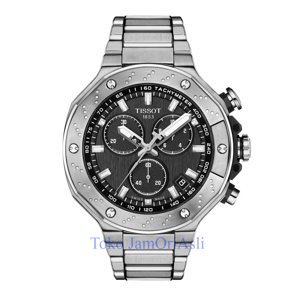 Promo Original Tissot T141.417.11.051.01 T-Race Jam Tangan Pria Analog Swiss Made Garansi Resmi 2 ta