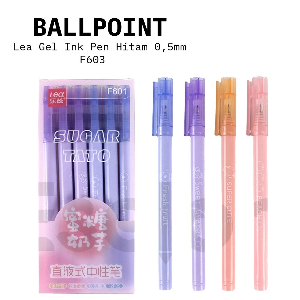 

♚12pcs Ballpoint Gel 0,5 MM Polos / 1Pak Pulpen Gel office♚