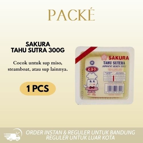 

SAKURA TAHU SUTRA KOTAK / JAPANESE SILKEN TOFU 300GR