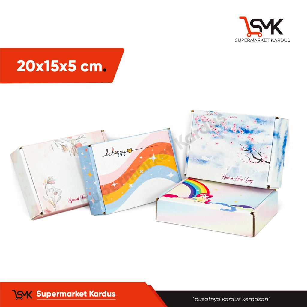 

Box 20x15x5 (FLove) Kardus/kemasan/hampers/hampersbox/giftbox/tinggi5