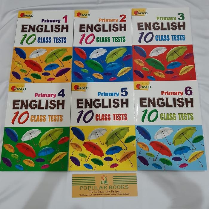 

English 10 Class Tests - Primary 1