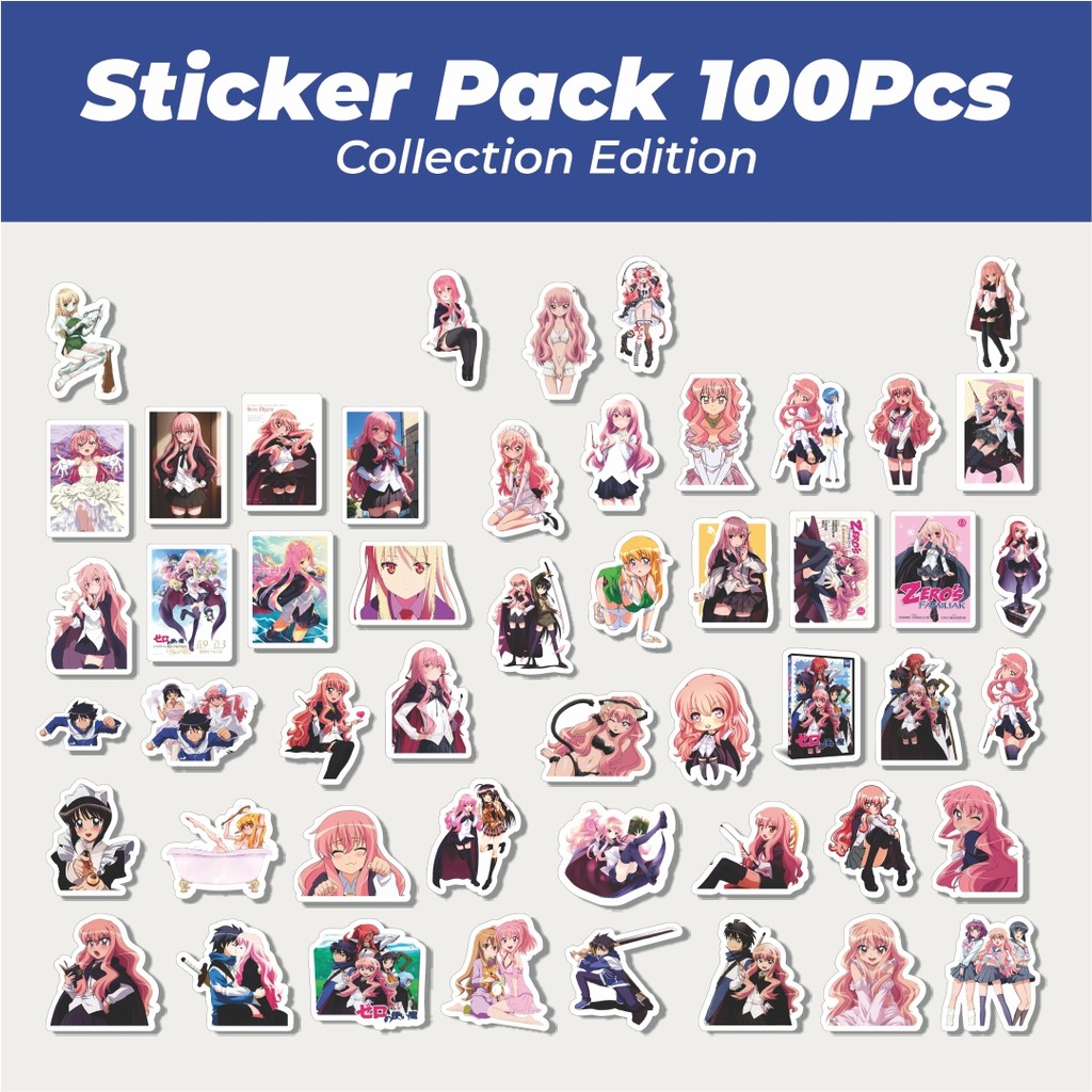 

Hot Stiker Anime Series Zero no Tsukaima (The Familiar of Zero) Lucu Anti Air Stikers Berperekat Waterproof Sticker Decal Buat Motor Helm Buku Journal Koper Casing HP Laptop Botol Minum