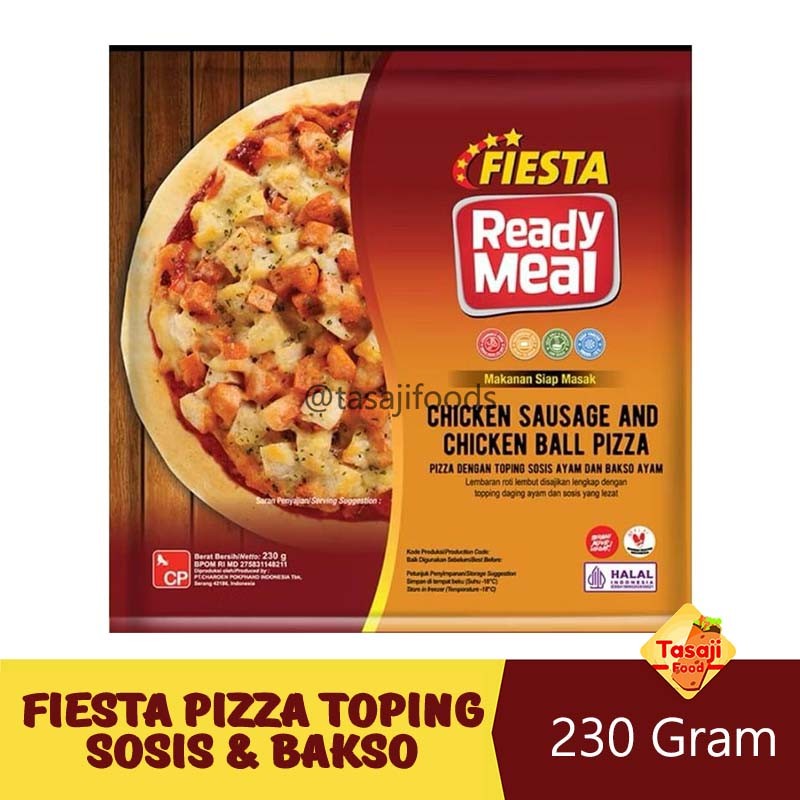 

FIESTA Pizza Toping Sosis & Bakso Ayam Ready Meal 230 Gram