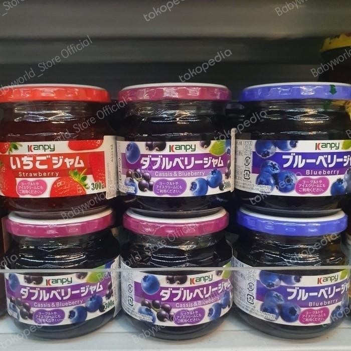 

Kanpy Jam Selai Import 300gr Rasa Strawberry / Blueberry / Double Berries