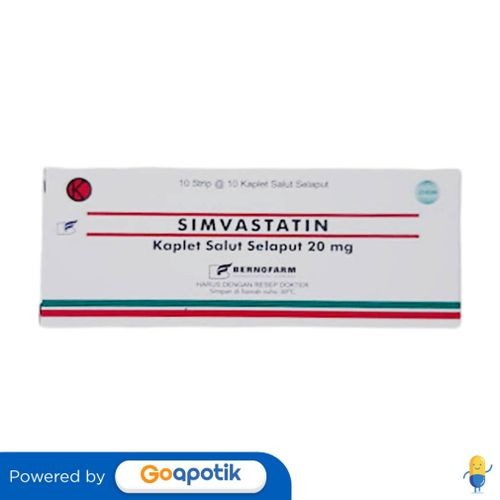 Simvastatin Bernofarm 20 Mg Box 100 Kaplet