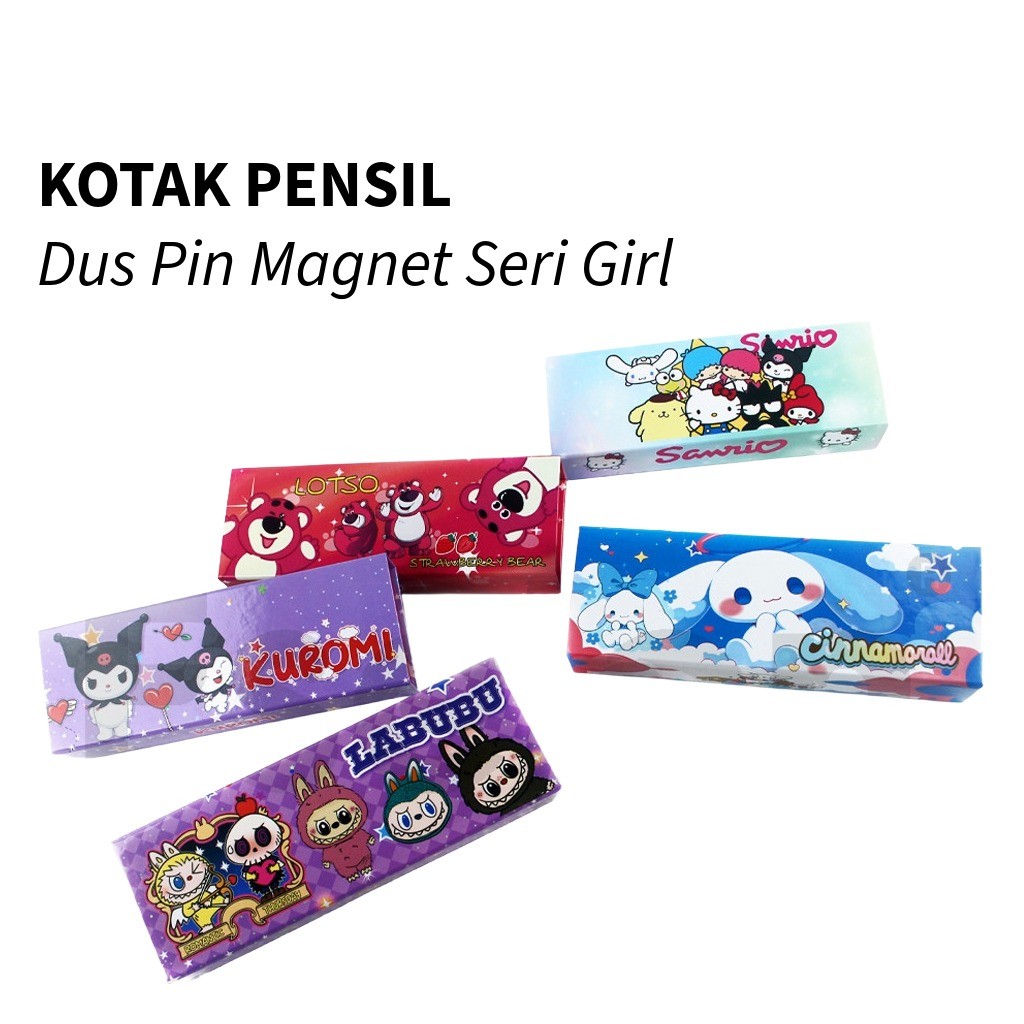 

♚Kotak Pensil Dos Magnet Karakter / Tempat Pensil Magnet Dos Fancy♚