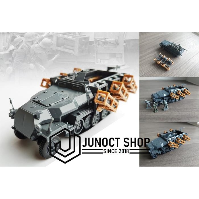 MODEL KIT SONDERKRAFTFAHRZEUG SD KFZ 251 HALF-TRACK ARMORED 1:72 1:75