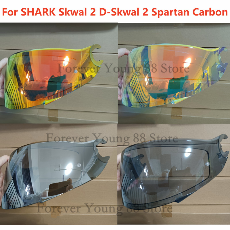 Helmet Visor for SHARK Skwal 2 D-Skwal 2 D Skwal 2 Spartan Carbon Motorcycle Helmet Lens Shield Scre