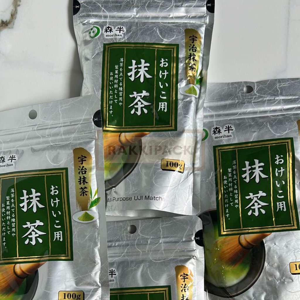

teh matcha powder morihan all purpose uji matcha 100gr pouch practice