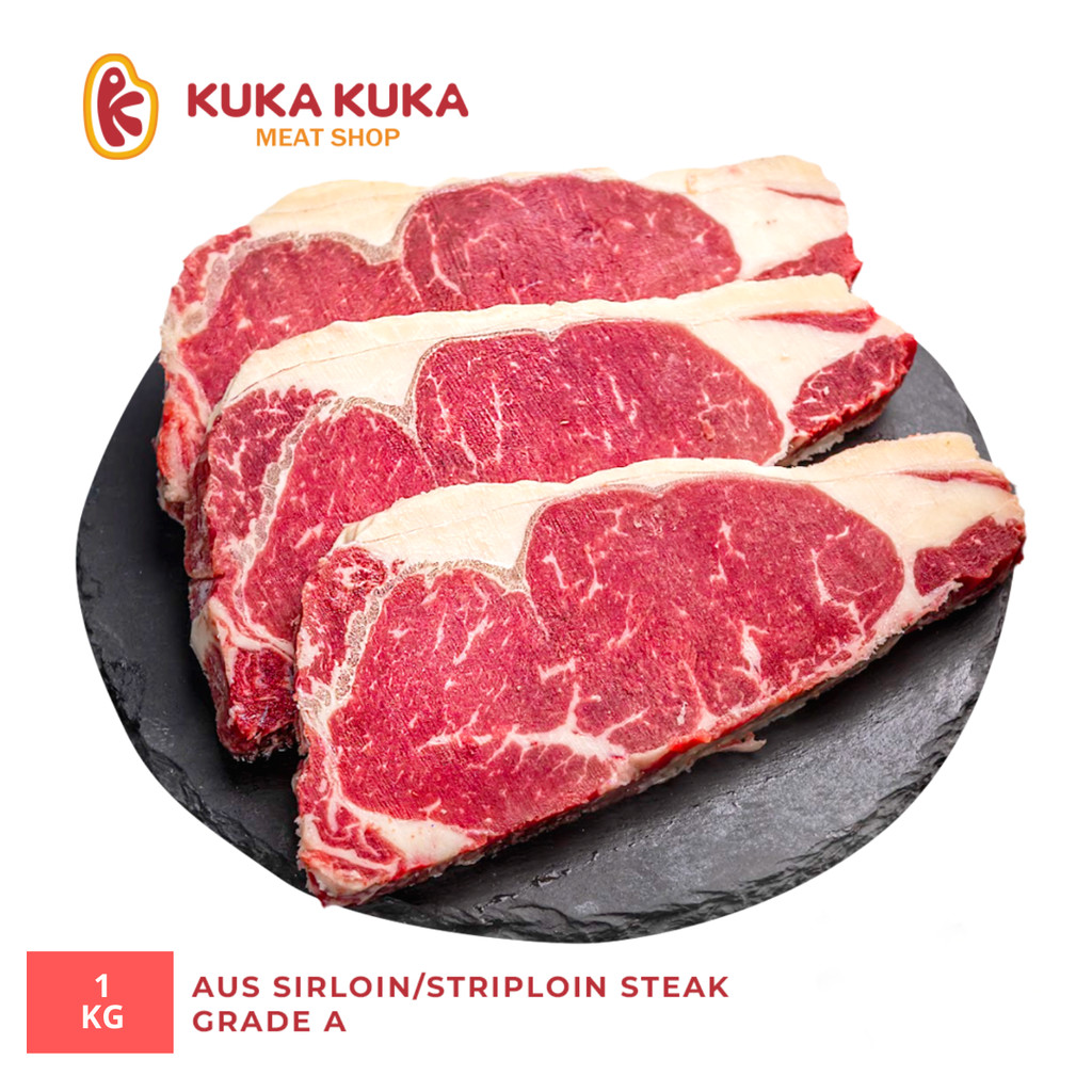 

Daging Sapi Beef Steak AUST Striploin / Sirloin Grade A - 1 kg