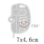 

Piggy Craft metal cutting dies cut die mold Camping transport car Scrapbook paper craft knife mould blade punch stencils dies