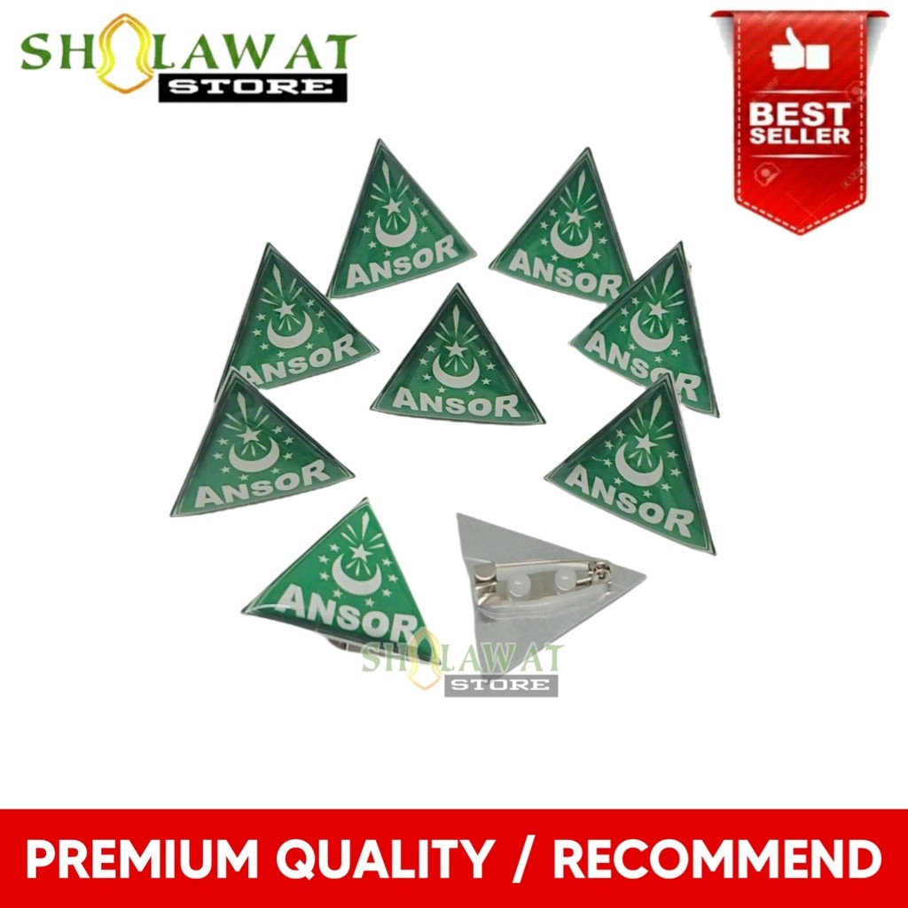 Pin Terompah Ansor / Pin Ansor Resin / Lencana Ansor / Bros Ansor Resin