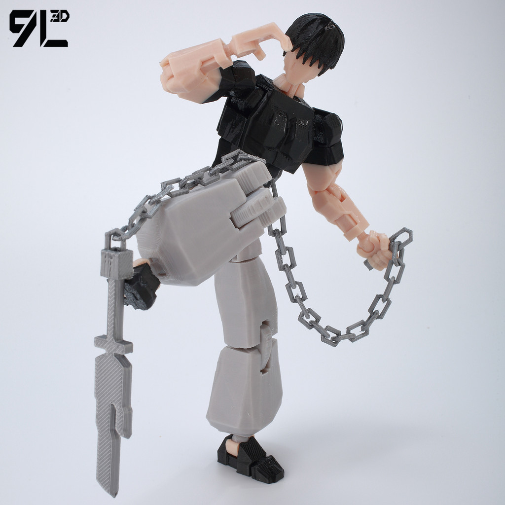 

9L3D Titan13 Jujutsu Kaisen Anime Figure New 2025 Design Articulate Movable Desk Decor​ Dummy13 Sukuna Fusion Collectible