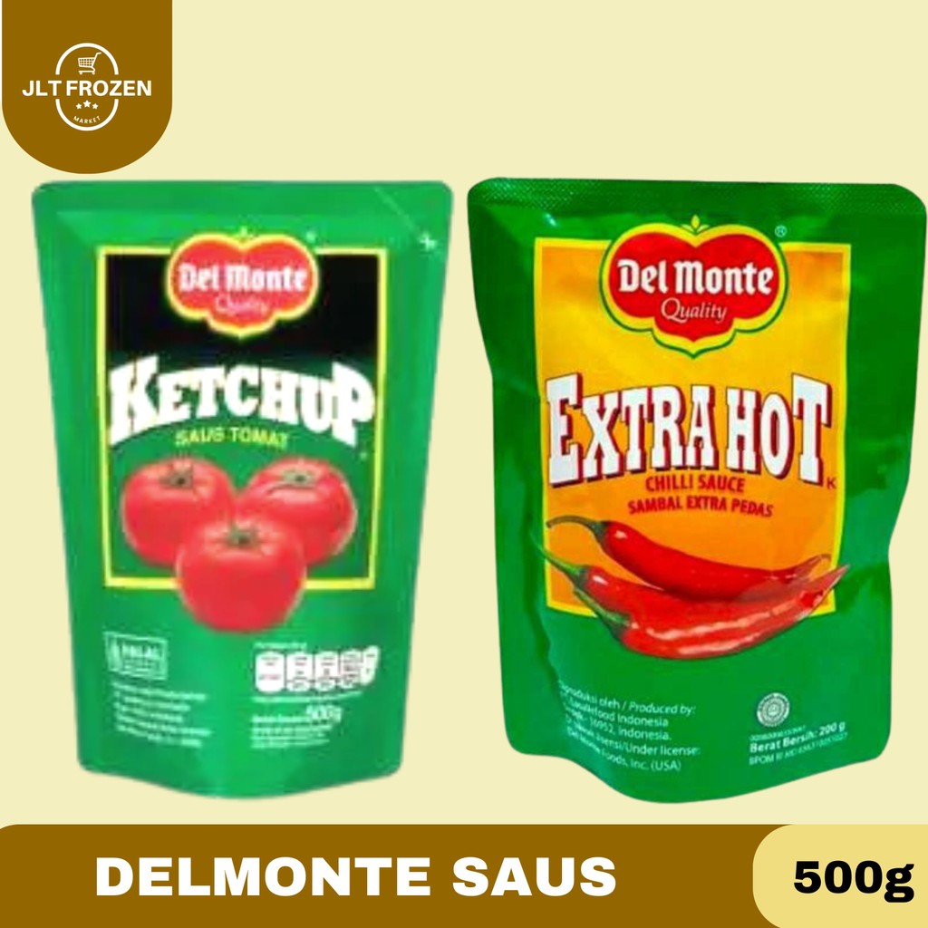 

Del Monte / Delmonte Saus Pouch 500g [ Saus Tomat / Saus Sambal ]