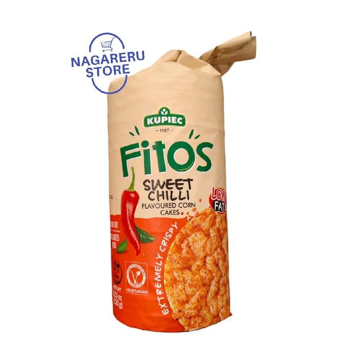 

Kupiec fitos sweet chilli flavoured corn cakes low fat 120gr