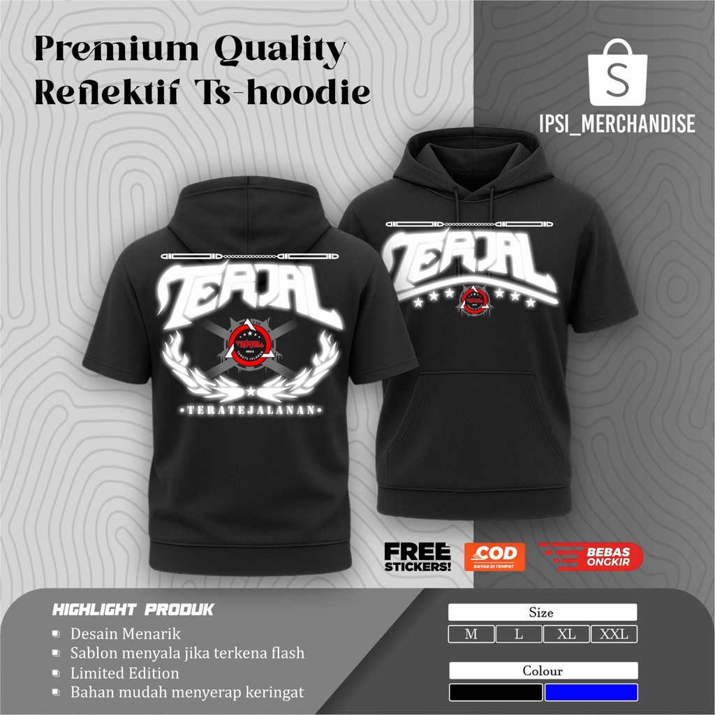 Ts-HOODIE PSHT MENYALA TERJAL TERATE JALANAN TS HOODIE DISTRO PSHT - TS HOODIE PSHT MENYALA TERBARU 
