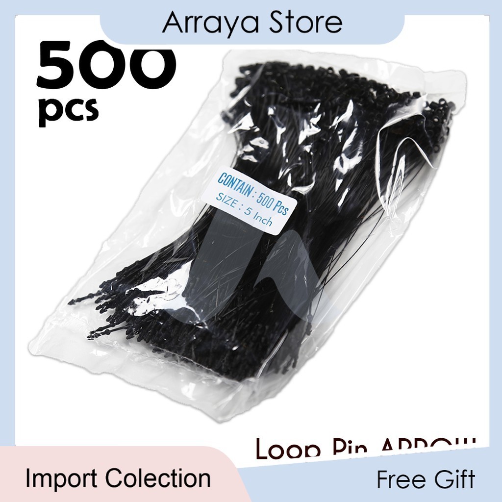

Loop Pin / String Pin / Hang Tag Plastik Merk ARROW (500 pcs - 1 bgks) 【Arraya Shop】