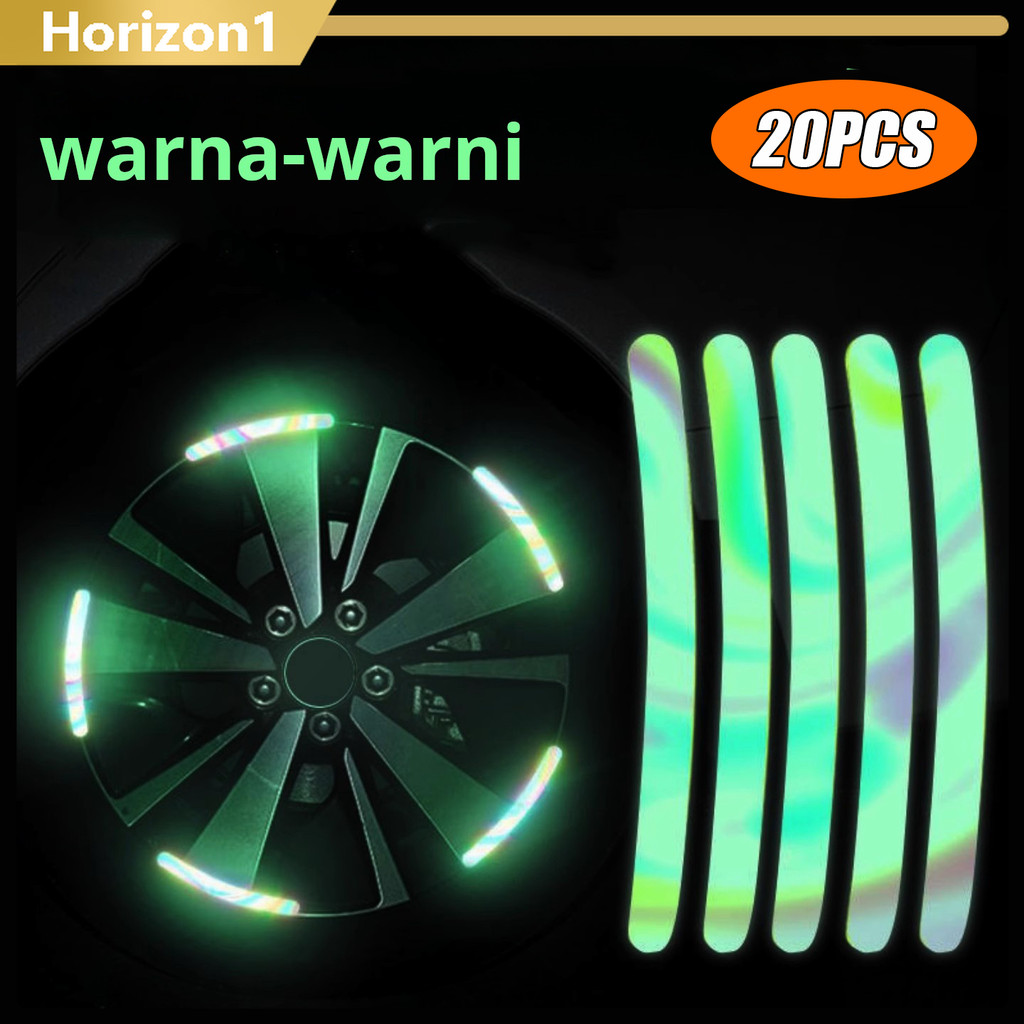 Sepeda, Malam Berkendara, Stiker Reflektif, Stiker Glow, Mobil, Stiker Malam, Aksesori Sepeda Motor,