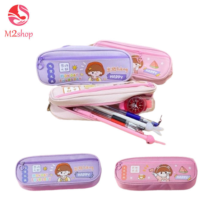 

Tempat Pensil 2 Resleting Kotak Pensil Anak Karakter Kartun