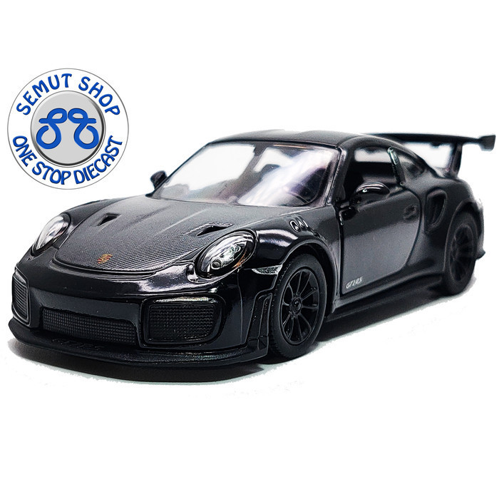 Kinsmart Porsche 911 GT2 RS Miniatur mobil Porsche 911 GT2 RS - Hitam