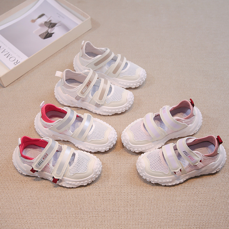 Sepatu Bersirkulasi Hook & Loop Semua Cocok Untuk Anak Perempuan Laki-laki Sepatu Olahraga Kasual An