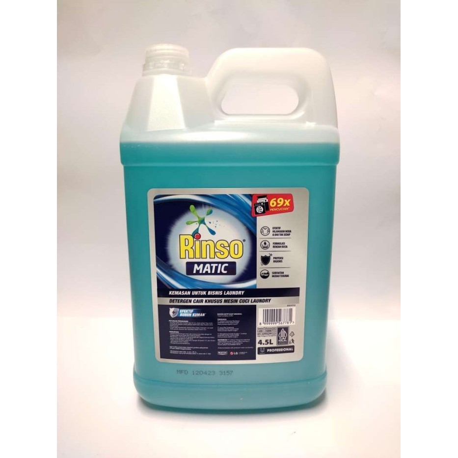 

RINSO MATIC PRO LIQ 4.5L JERIGEN