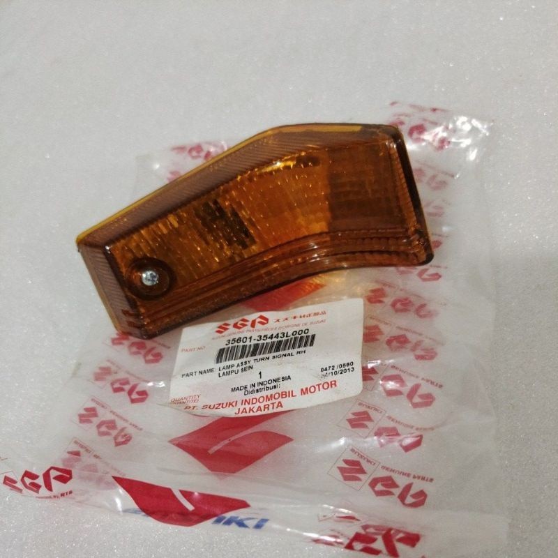 COD Lampu sen ritting Reting + bohlam Mika Lampu Sein Sen Depan Assy Kanan Suzuki RC 100 - RC100 - b