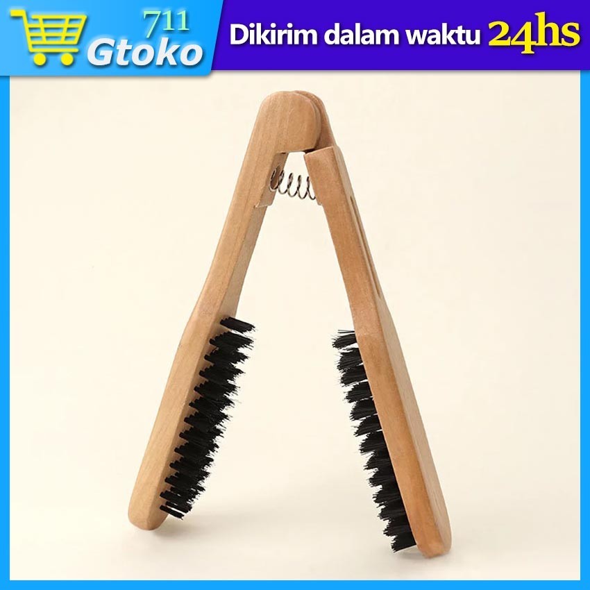 Sisir Catok Kayu Catokan Rambut Lurus Keriting Catokan Sisir Pelurus Rambut Alat Catok Rambut Curly 
