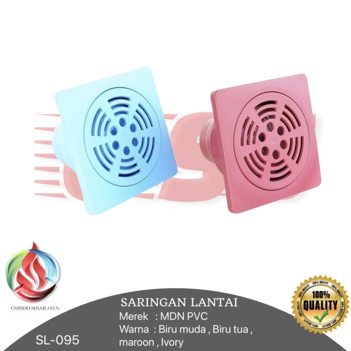 SARINGAN LANTAI PVC MDN SARGOT LANTAI FLOOR DRAIN PLASTIK