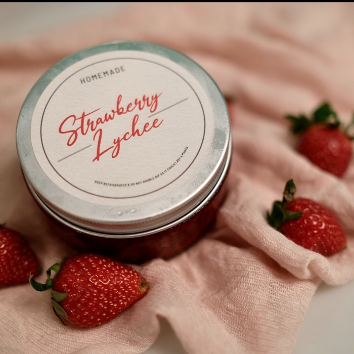 

[[ K23 - BEST SELLER Strawberry lychee jam / selai strawberry lychee ]]