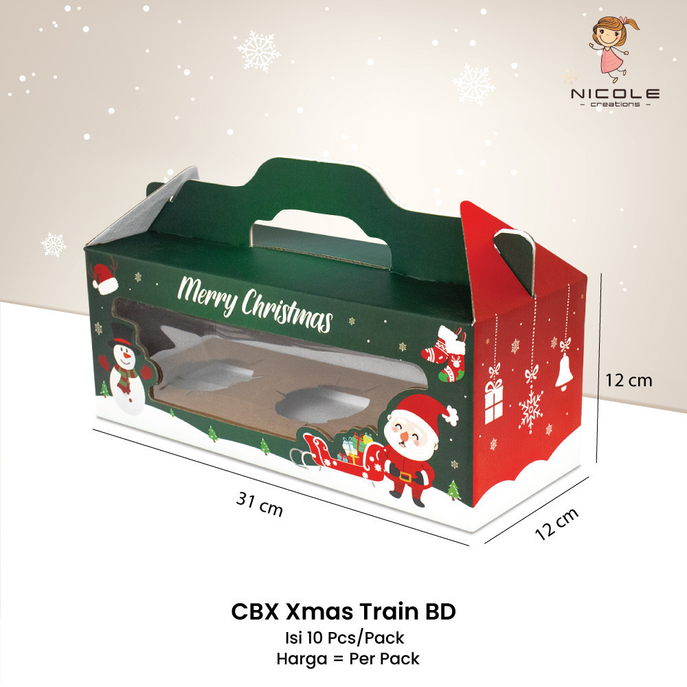 Toples Box Train BD / Christmas Box Handle / Box Cookies