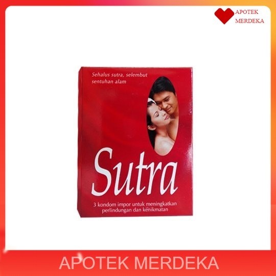 Kondom Sutra Merah isi 3 / Kondom Sutra Merah Isi 3 Pcs - Kondom Merah Sutra Classic / Kondom Sutra 