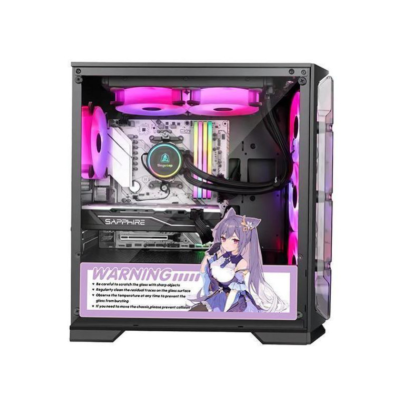 

Sticker Customized Japanese Anime Genshin Impact Cute Sexy Girl PVC Stickers Desktop Decoration Sticker for DIY Computer Case