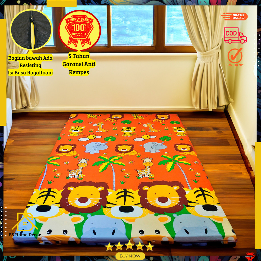 Kasur Busa Motif Karakter Tebal & Empuk Busa ROYAL karpet import