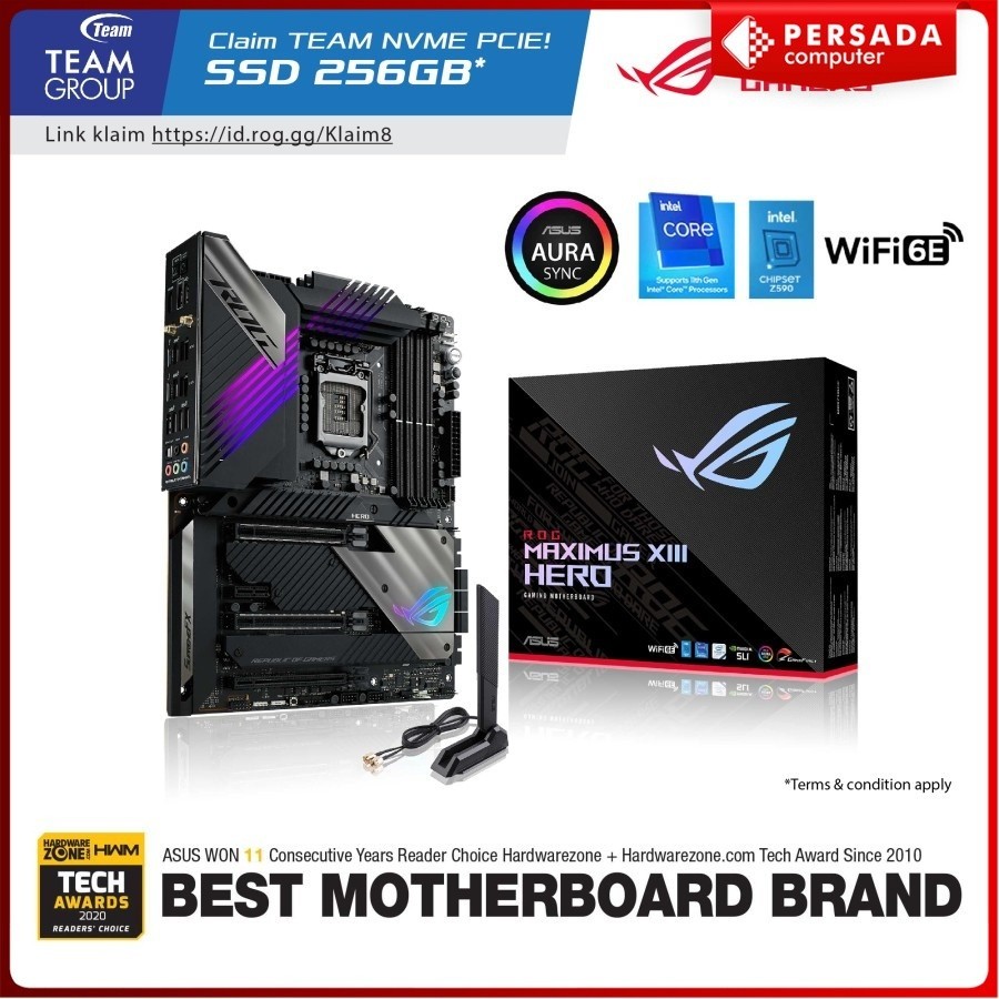 ASUS ROG Maximus XIII Hero Intel Z590 LGA 1200