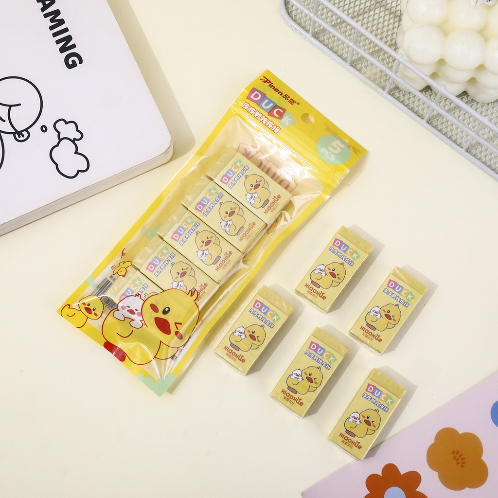 

1 SET 5 PCS PENGHAPUS PENSIL MOTIF LUCU IMUT / ERASER PENCIL ATK