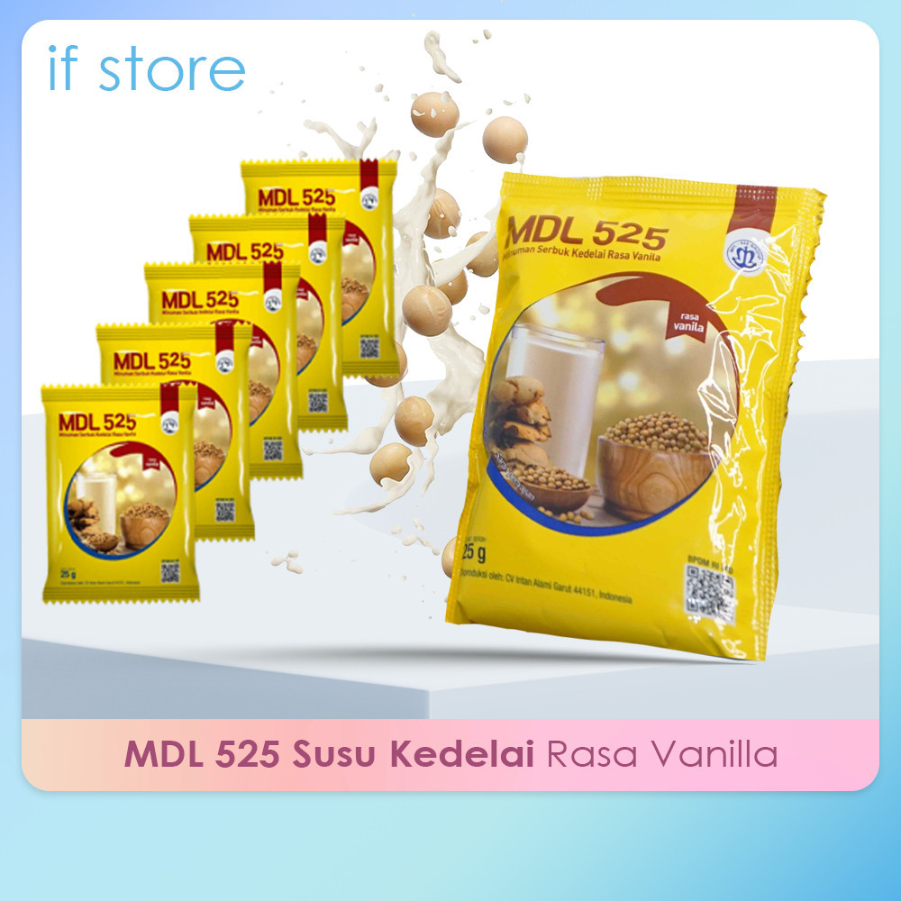 

bubuk kedelai | susu kedelai bubuk | susu kedelai | susu kedelai sachet | susu protein kedelai | susu kedelai murni | Susu bubuk kedelai Instan New MDL525 | Mandala 525 Kemasan Sachet Isi 5 Perbox