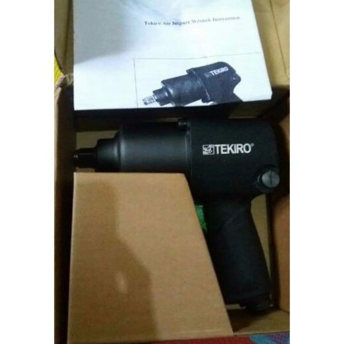 Air Impact Impact Angin Merk Tekiro Setengah Inch Twin Hammer