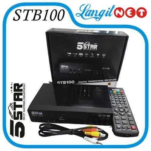 DVB T2 5STAR STB100 TV ANALOG KE TV DIGITAL