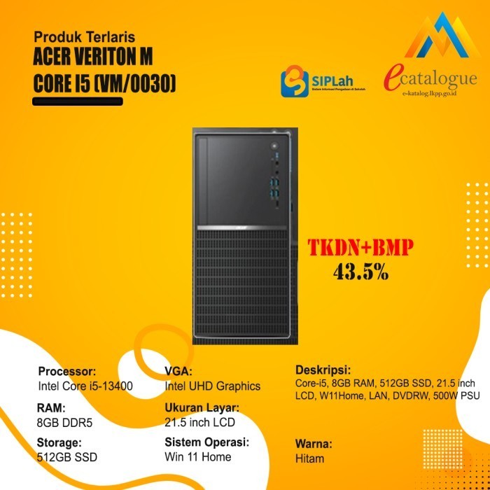 TKDN ACER VERITON M - CORE I5 (VM/0030)