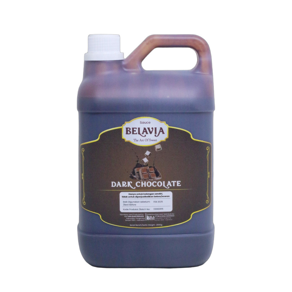 

Belavia Dark Chocolate Sauce - 2500gr